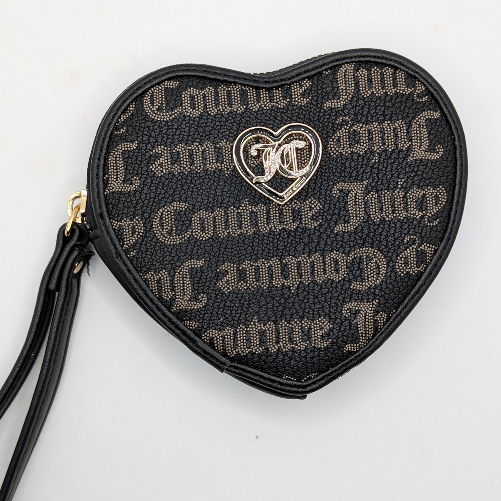 Juicy Couture Black Heart-Shaped‎ Bag